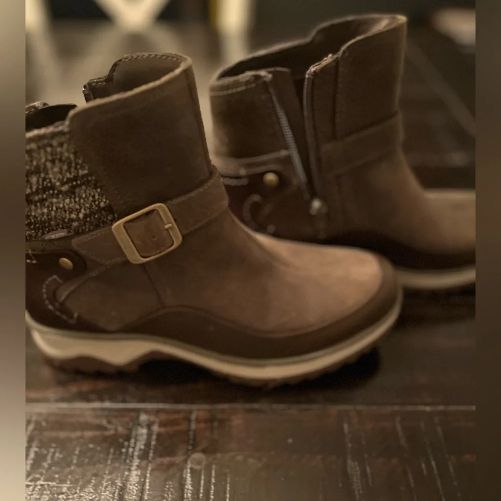Merrell Dark Brown Winter Boots with Buckle